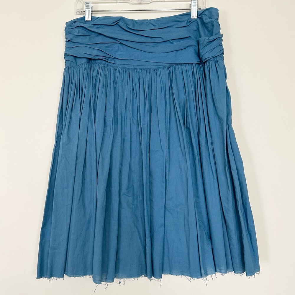 See by Chloe Blue Cotton Skirt